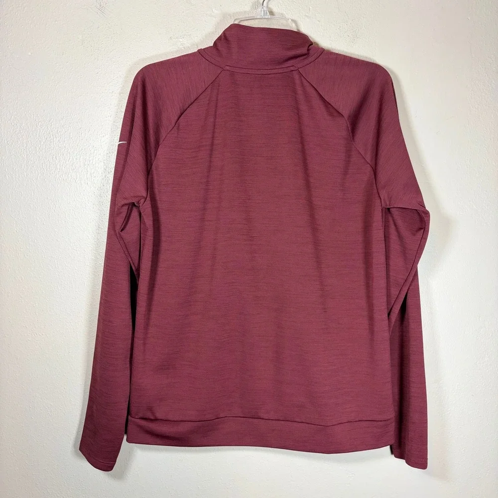 Nike Pacer Half Zip‎ Virginia Tech Hokies Maroon Pullover CU5966 Womens Large